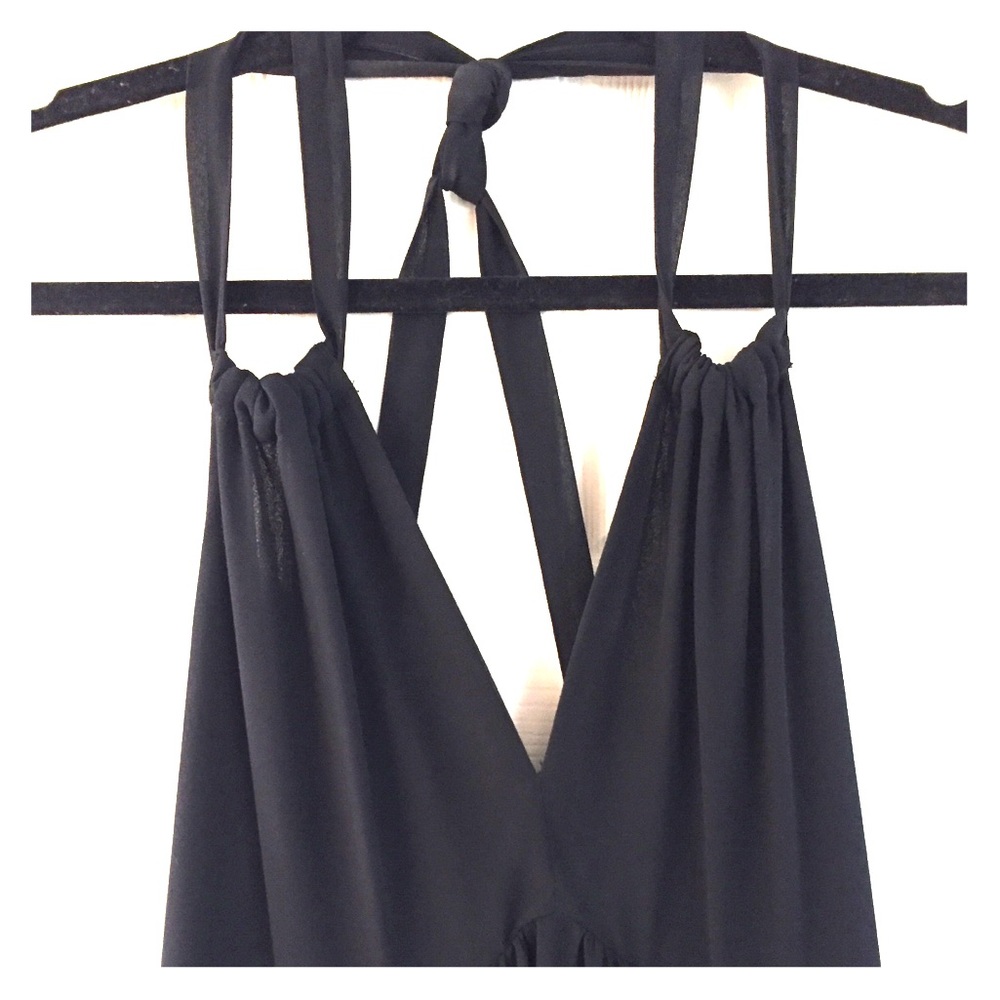 Black maxi dress